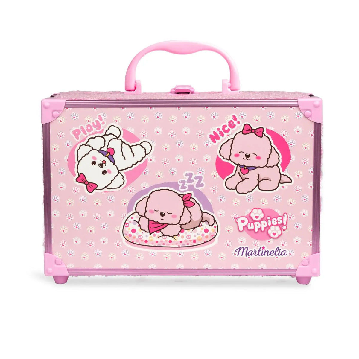 Martinelia Puppies Fluffy - Set Complet de Machiaj in Cutie Metalica 
