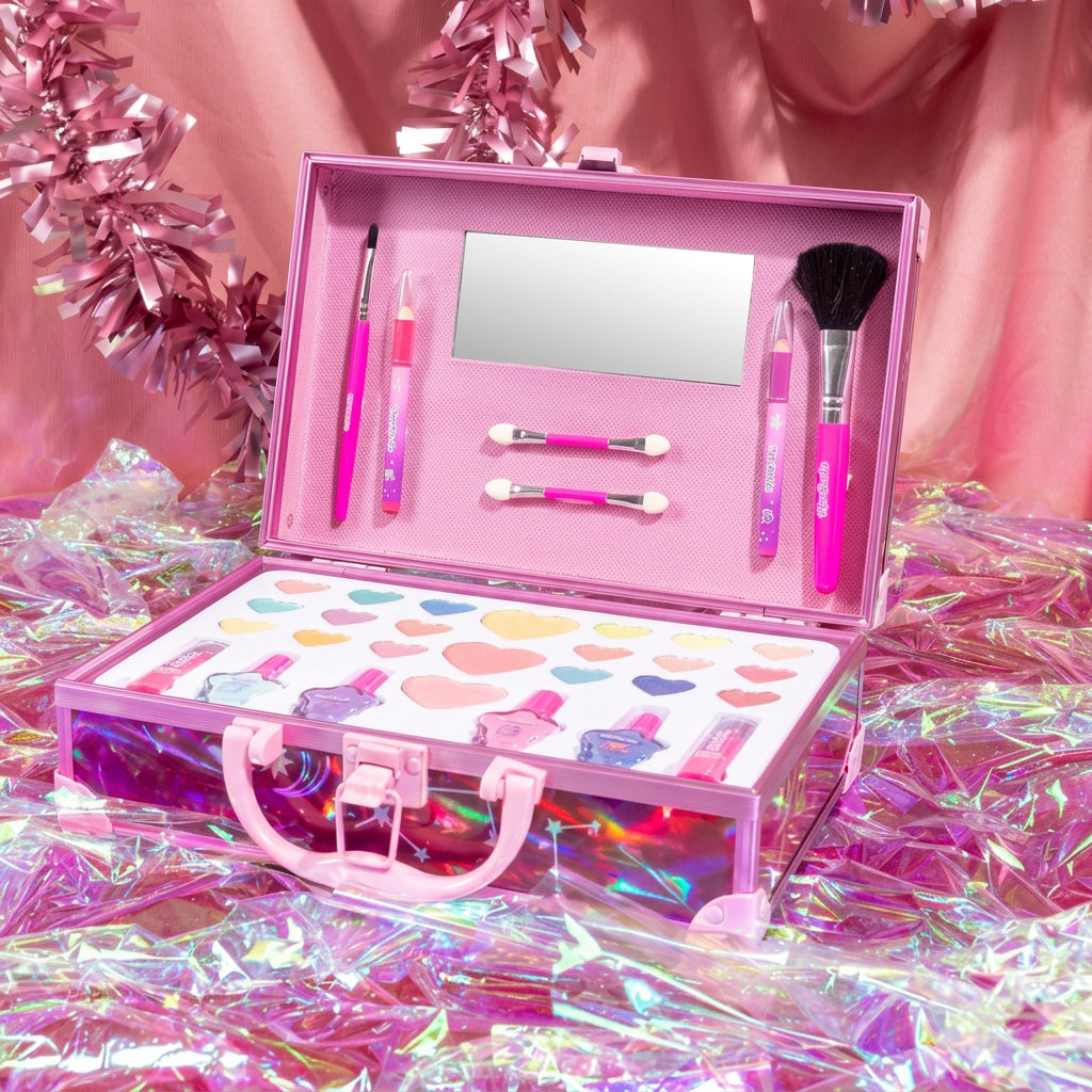 Martinelia Galaxy Dreams Trusa de Machiaj in Cutie Metalica - Set Creativ Pentru Copii