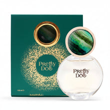 Încarcă imaginea în Galerie, Maryaj Pretty Doll este un parfum floral-fructat-gourmand modern feminin, cu un profil dulce, vesel si jucaus, construit in stil tineresc si feminin.
