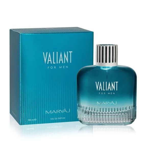 Maryaj Valiant este un parfum aromatic-citric-lemnos modern masculin, cu un profil fresh, curat si usor condimentat, construit in stil “blue fresh everyday fragrance”.