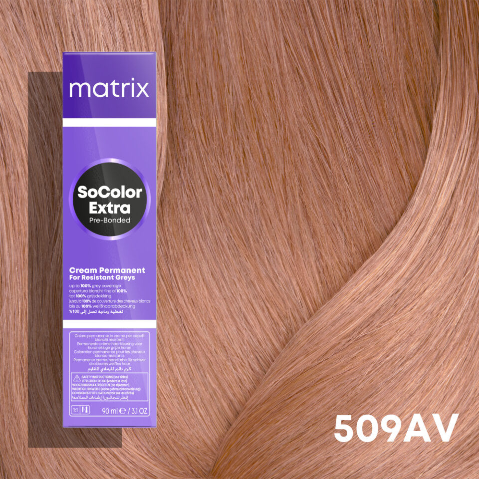 Matrix Extra Coverage 509AV 90ml - Vopsea Pentru Par Blond Foarte Deschis Cenusiu-Violet