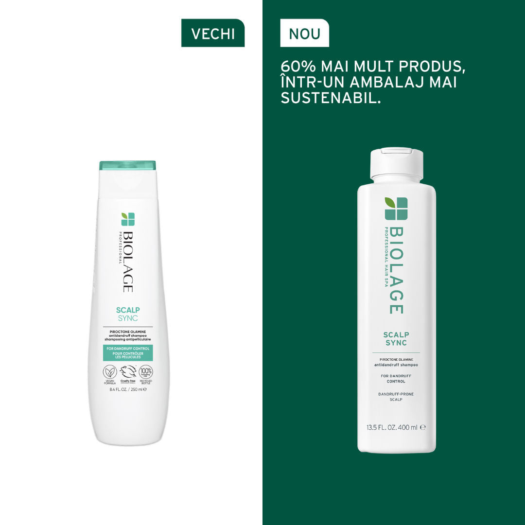 Matrix Biolage Scalp Sync Sampon Antimatreata 400ml - Pentru Scalp Predispus la Matreata