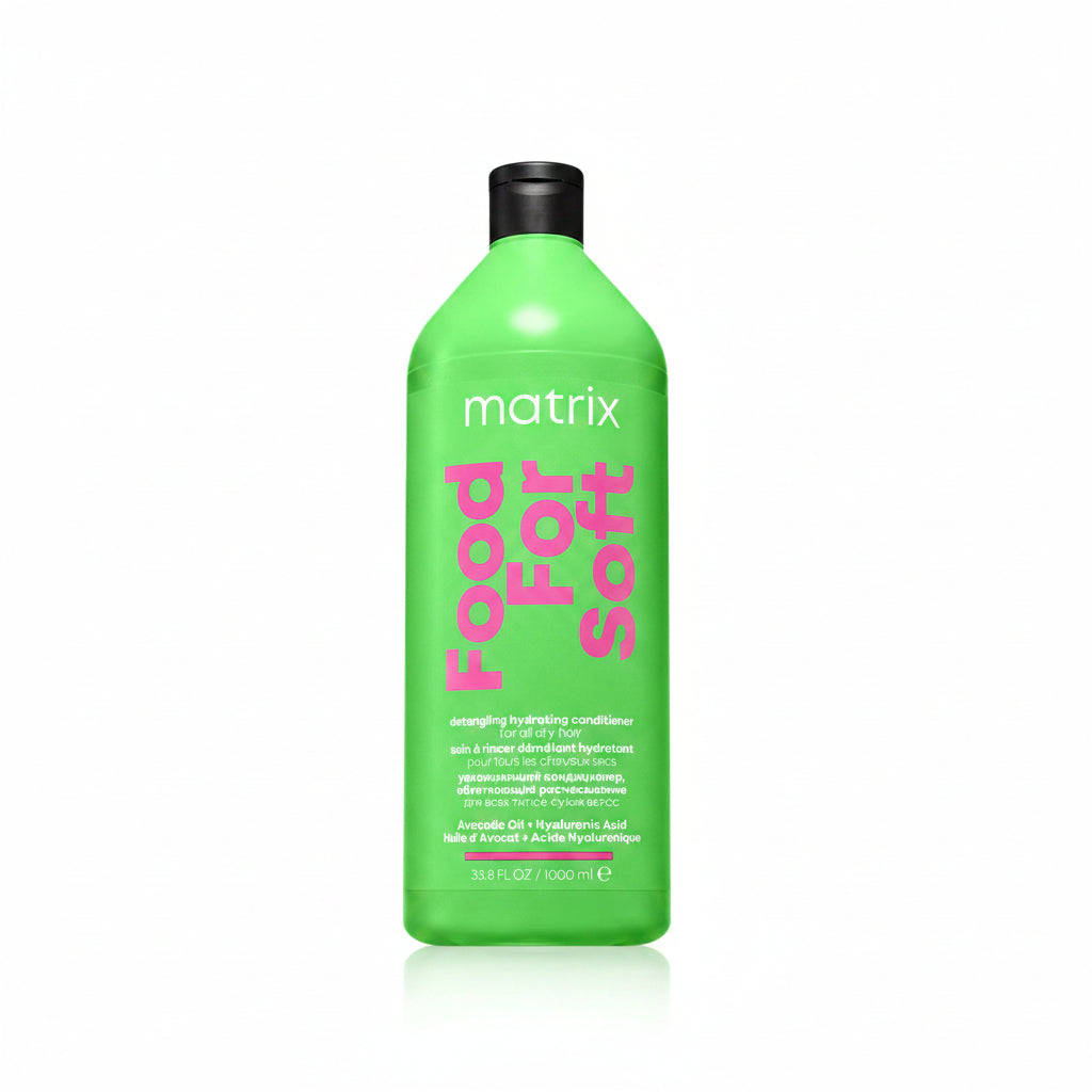 Matrix Food For Soft Conditioner 1000ml - Balsam Profesional cu Acid Hialuronic Par Uscat
