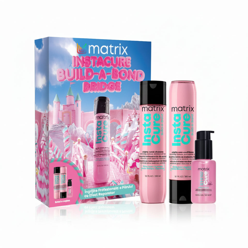 Matrix Instacure Build A Bond Set - Sampon 300ml + Balsam 300ml + Ulei 50ml