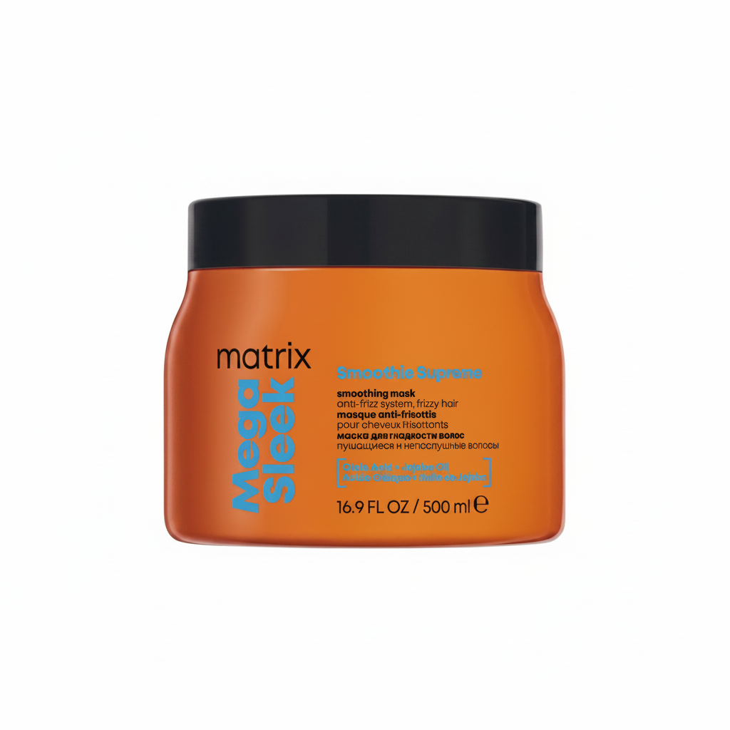 Masca Matrix Mega Sleek este un tratament intens de netezire, creat pentru parul predispus la electrizare si frizz.