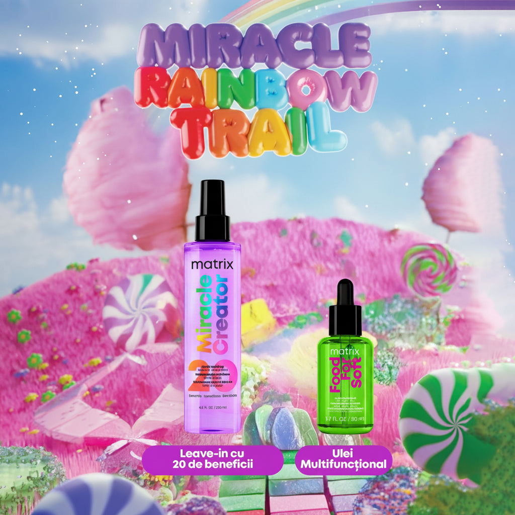 Matrix Miracle Creator and Food For Soft Set - Spray Leave-in 190ml + Ulei Pentru Par Uscat 50ml