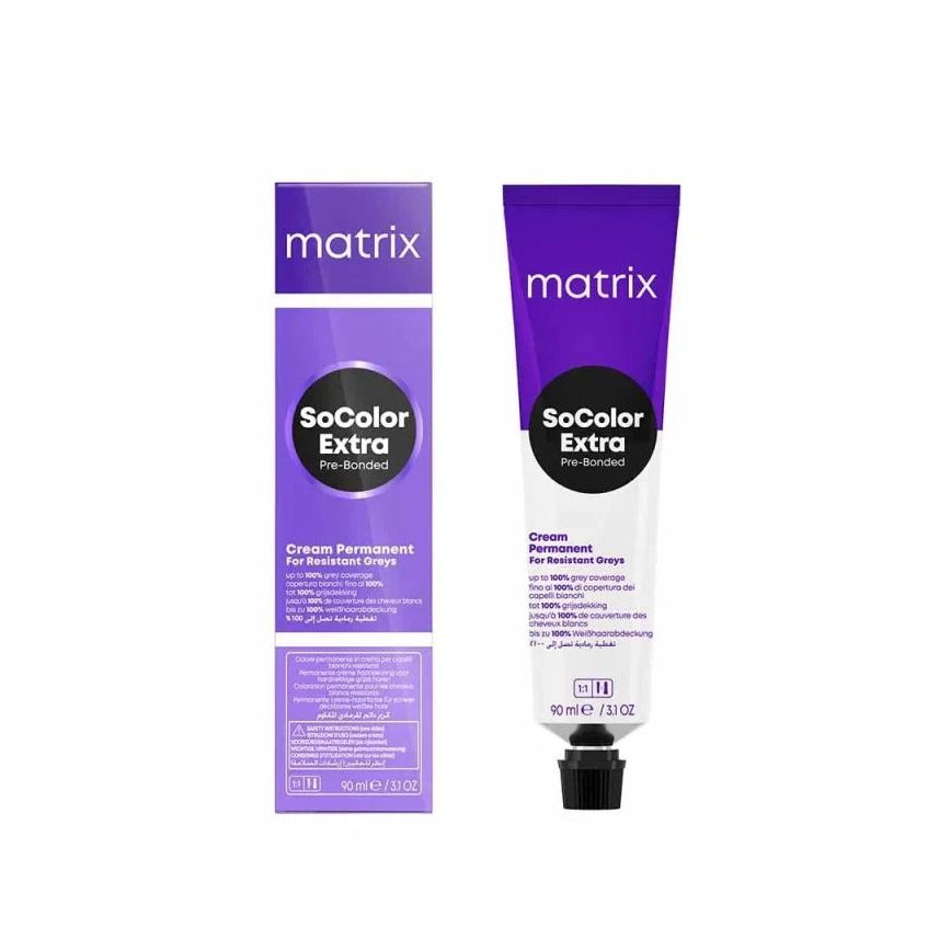 Matrix SoColor Extra Coverage 507AV ofera o nuanta naturala de blond mediu, cu acoperire completa a firelor albe si rezultate uniforme si stralucitoare.