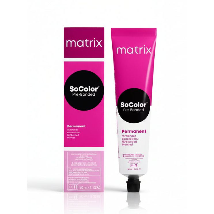 Matrix SoColor Pre-Bonded R25 5RR+ 90ml - Vopsea Permanenta Rosu Intens - Beauty Lounge 