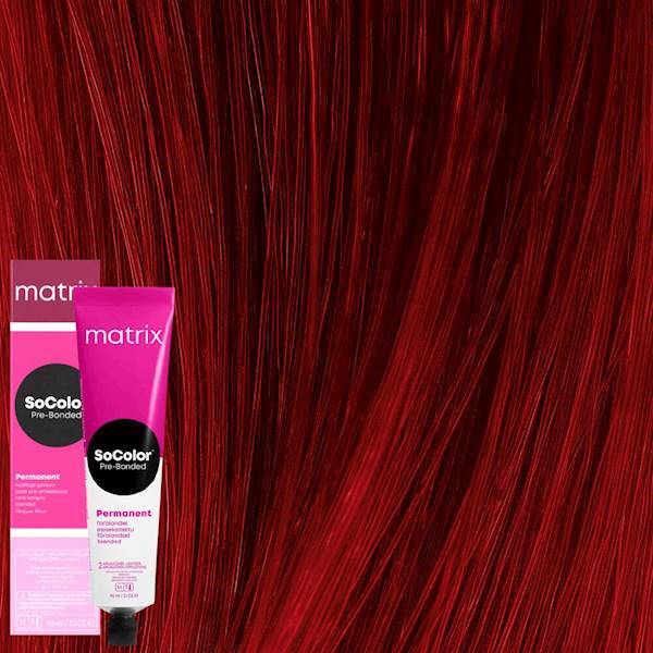 Matrix SoColor Pre-Bonded R25 5RR+ 90ml - Vopsea Permanenta Rosu Intens - Beauty Lounge 
