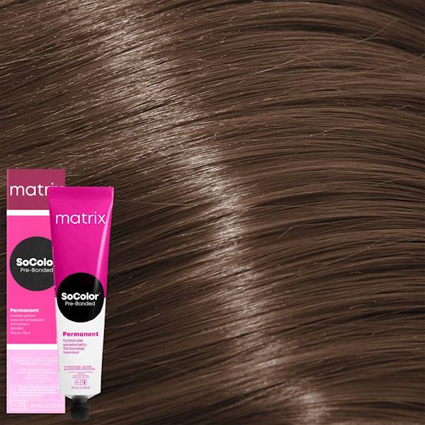 Matrix SoColor Pre-Bonded 8AV este o vopsea permanentă profesională, creată pentru a oferi o nuanță elegantă de blond deschis cu reflexe cenușiu-violet, ideală pentru un look modern, sofisticat și uniform.
