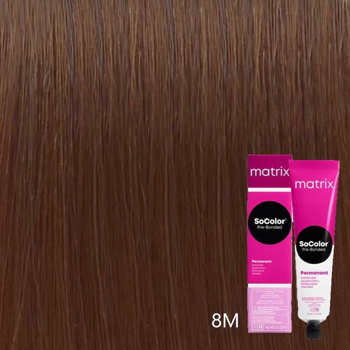 Matrix Vopsea de Par Socolor 8M Blond Deschis Mocha 90ml N - Beauty Lounge