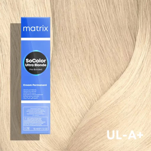 Matrix SoColor Pre-Bonded R25 UL-A+ 90ml - Vopsea Permanenta Ultra Blond Cenusiu