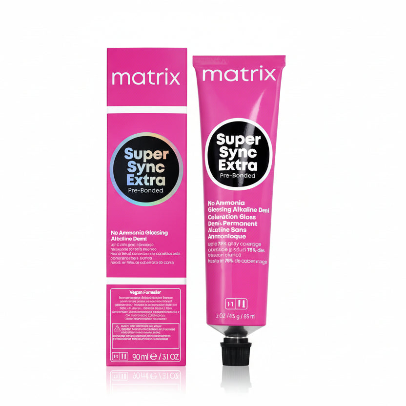 Matrix Super Sync Extra Pre-Bonded 4NN 90ml - Vopsea de Par Fara Amoniac - Beauty Lounge