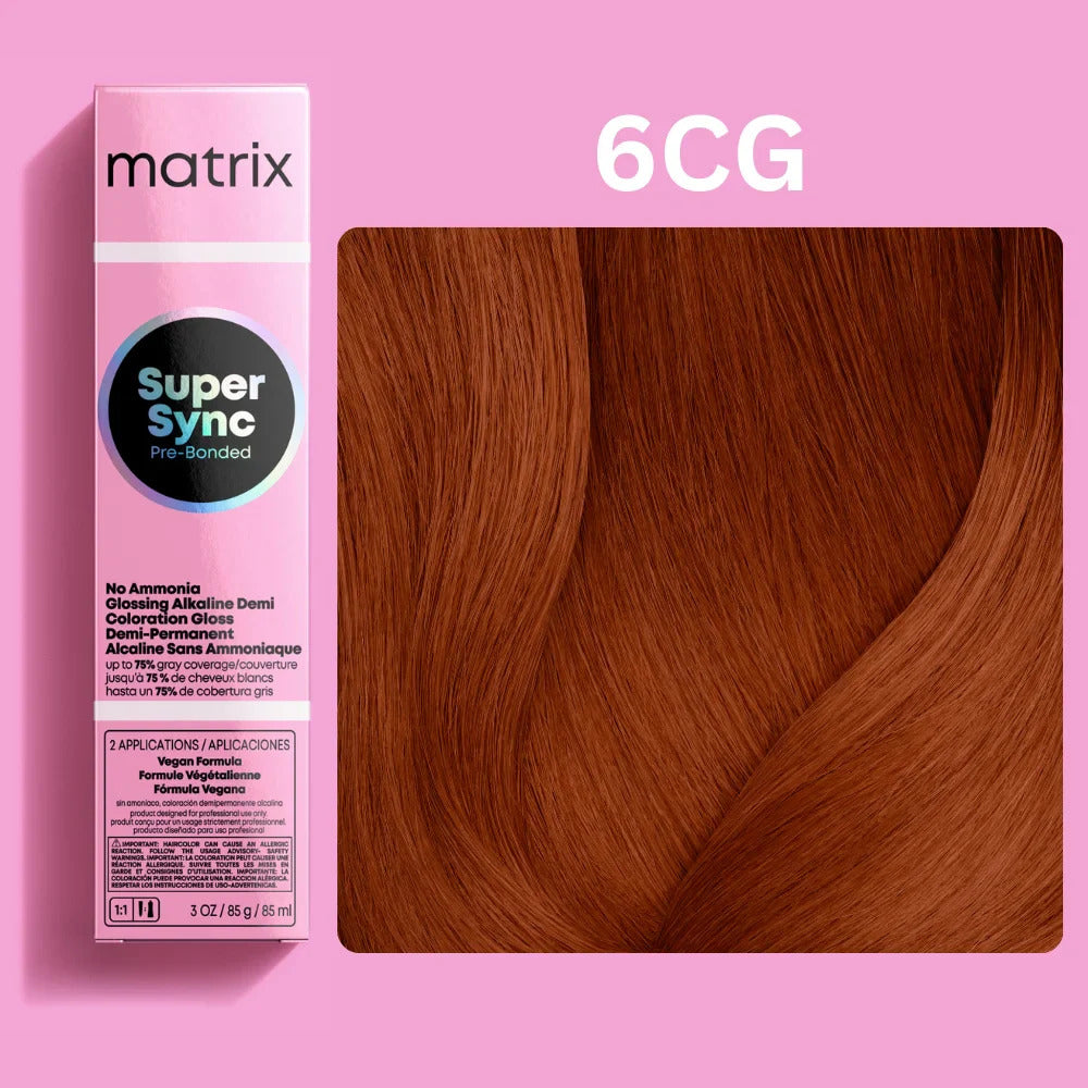 Matrix Super Sync 6CG 90ml - Vopsea de Par Fara Amoniac - Beauty Lounge