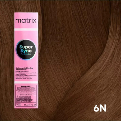 Matrix Super Sync Pre-Bonded 6N 90ml - Vopsea de Par Fara Amoniac - Beauty Lounge