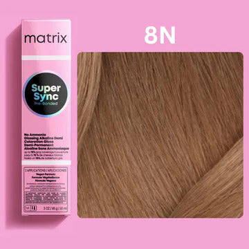 Matrix Super Sync Pre-Bonded 8N 90ml - Vopsea de Par Fara Amoniac - Beauty Lounge