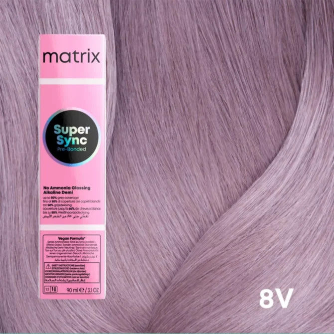 Matrix Super Sync Pre-Bonded 8V 90ml - Vopsea de Par Fara Amoniac - Beauty Lounge