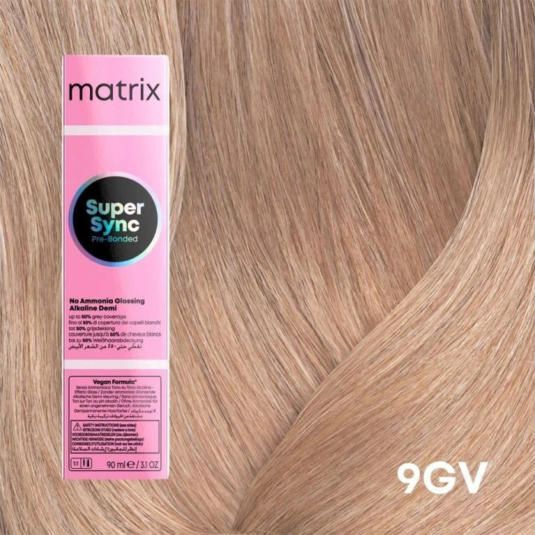 Matrix Super Sync Pre-Bonded 9GV 90ml - Vopsea de Par Fara Amoniac - Beauty Lounge