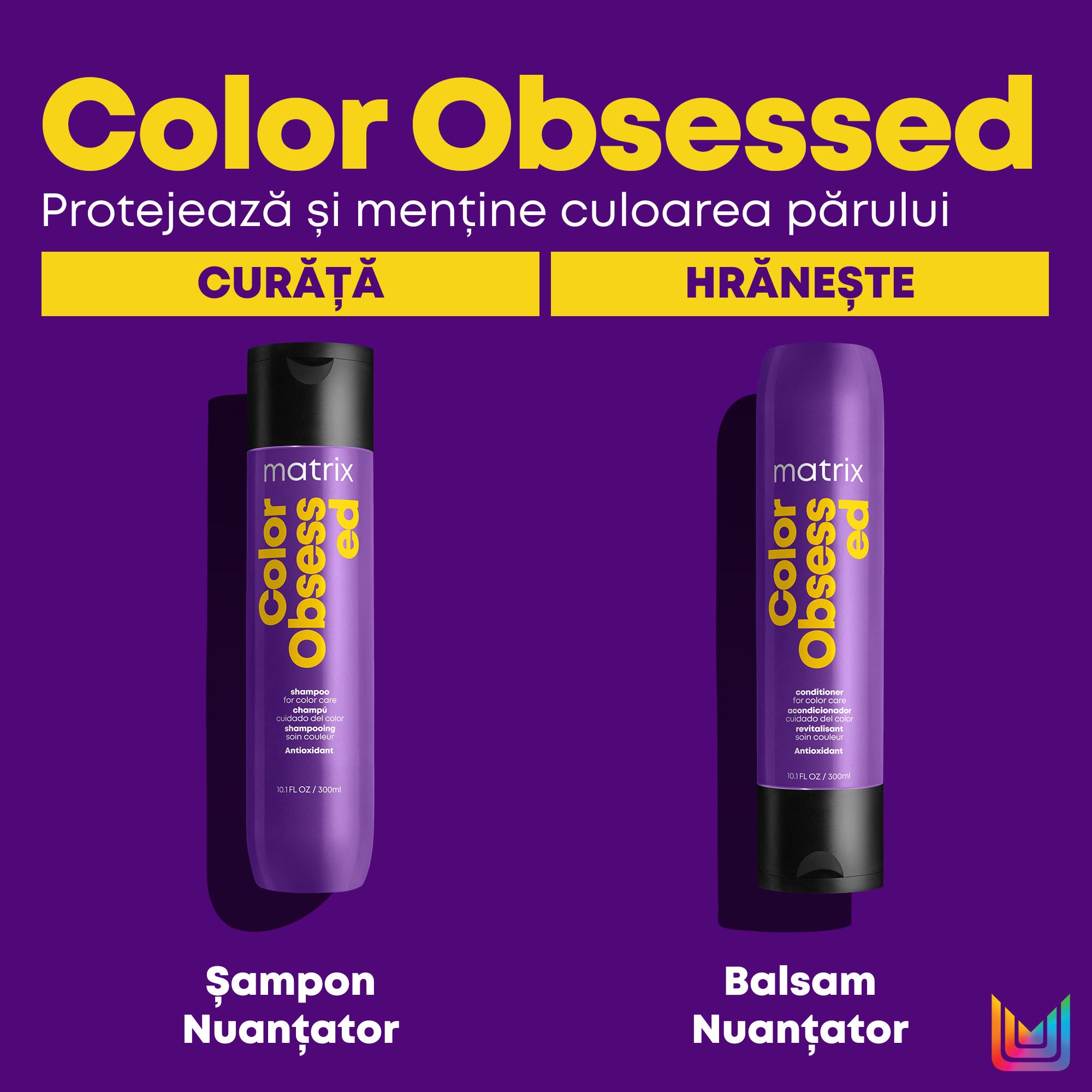 Matrix Total Results Color Obsessed 300ml - Sampon cu Vitamina E Pentru Par Vopsit