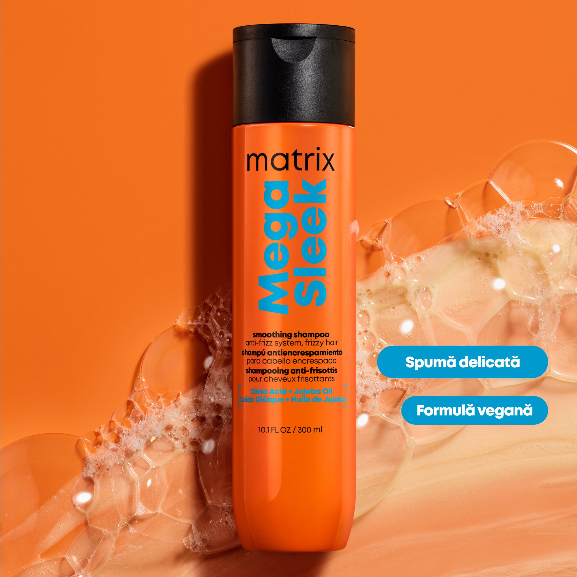 Matrix Total Results Mega Sleek Shampoo 300ml - Sampon Pentru Netezire
