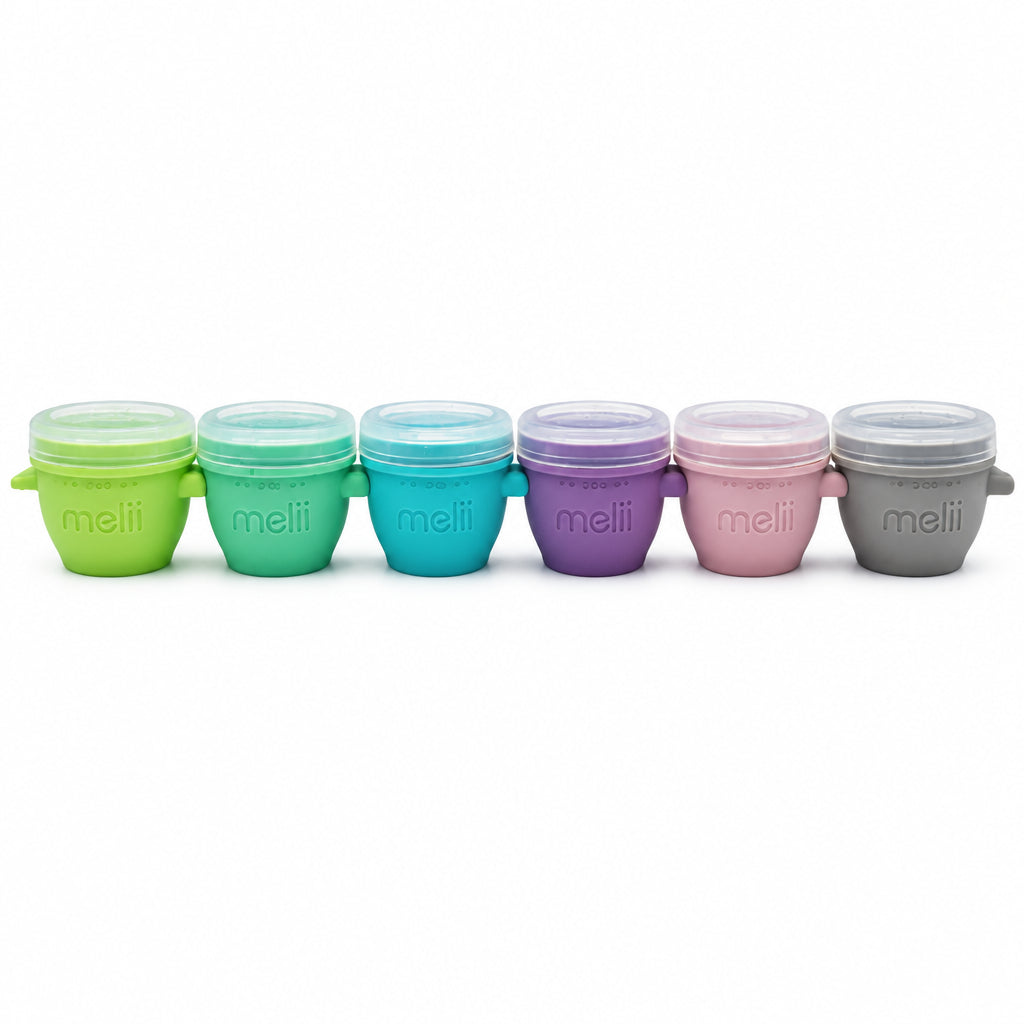 Melii Snap and Go 6x59ml - Set Recipiente din Silicon