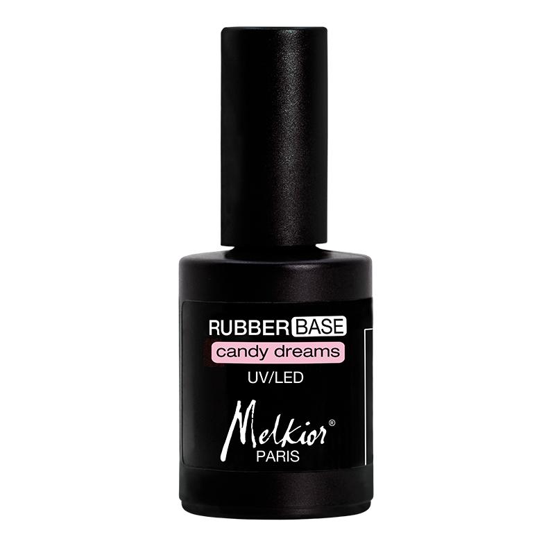 Melkior Base Coat Flexibil Candy Dreams 15ml - Lac de Baza UV/LED cu Aderenta Mare