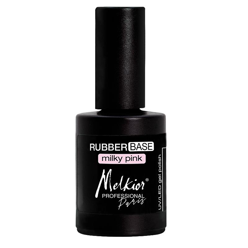 Melkior Rubber Base Flexibil Milky Pink 15ml - Oja Semipermanenta