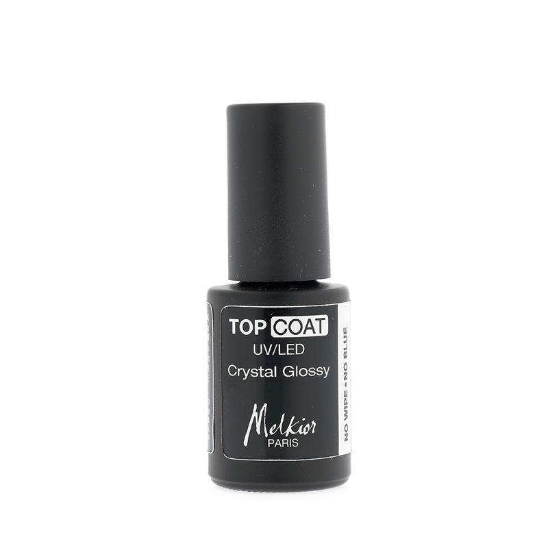 Melkior Top Coat Crystal Glossy 4.5ml - Lac Protector UV/LED