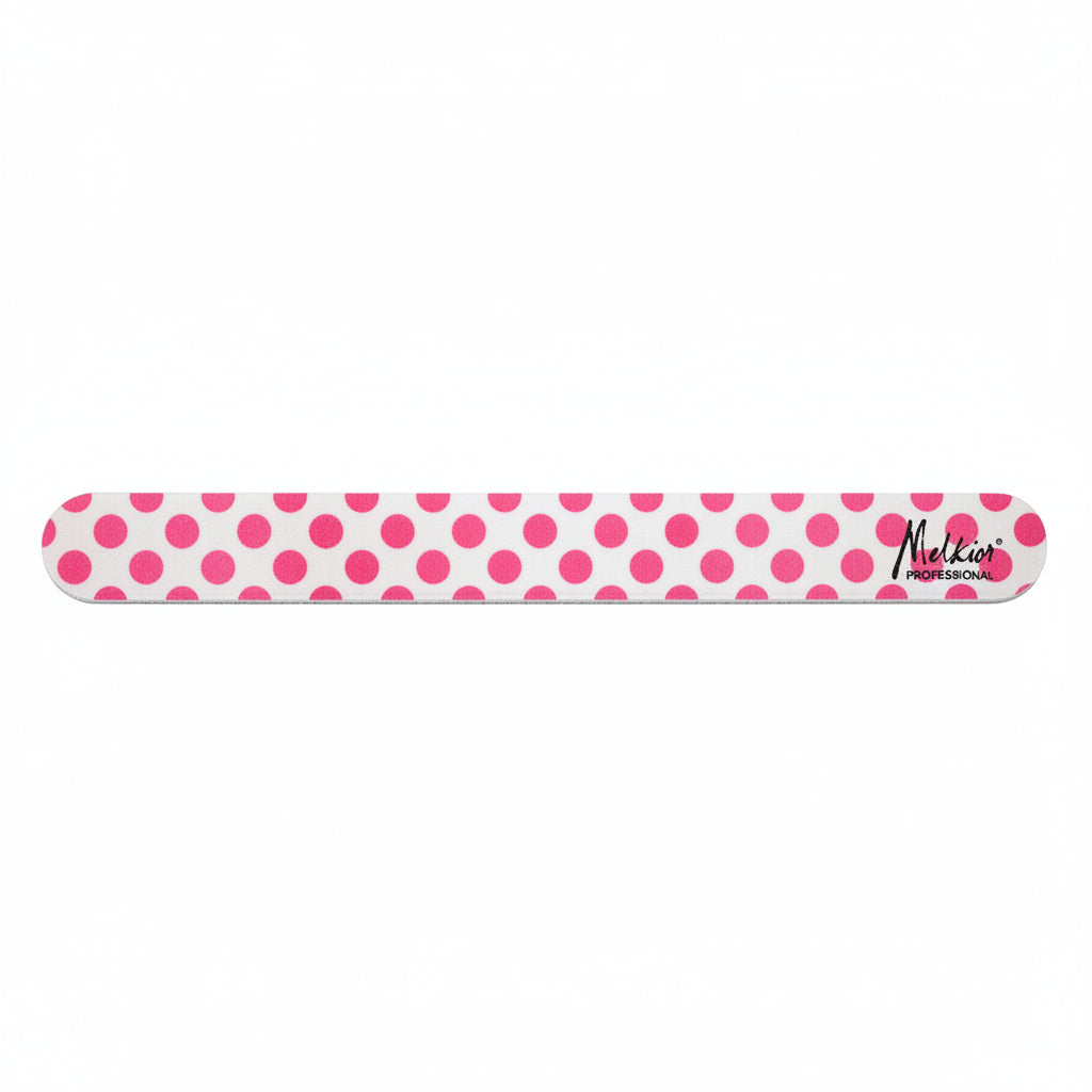 Melkior Pink Dots 2 Fete 180/240 - Pila Pentru Unghii