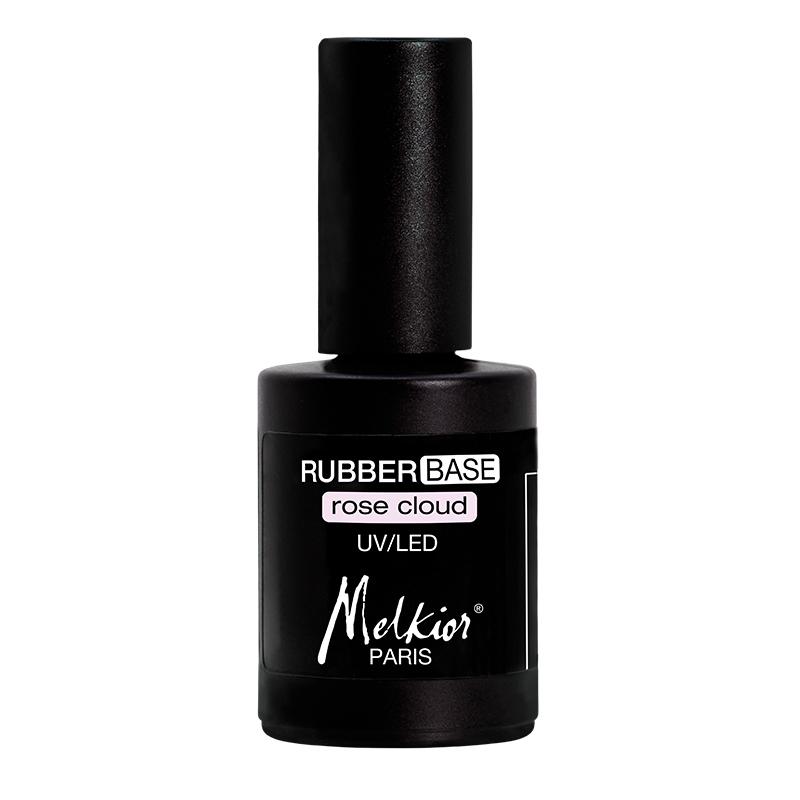 Melkior Base Coat Flexibil Rose Cloud 15ml - Lac de Baza UV/LED cu Aderenta Mare
