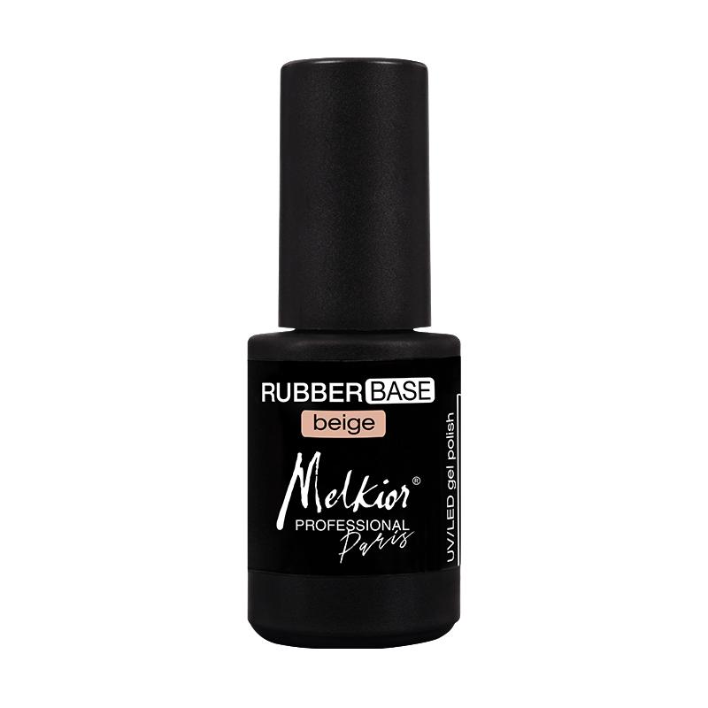 Melkior Rubber Base Beige 4.5ml - Lac de Baza Flexibil UV/LED