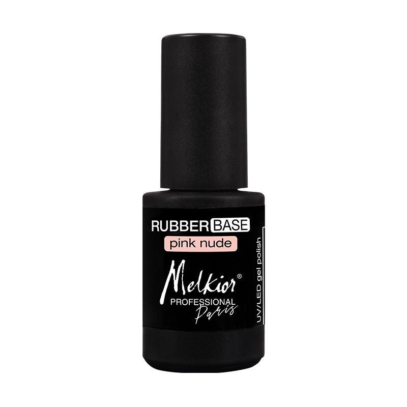 Melkior Rubber Base Pink Nude 4.5ml - Lac de Baza Flexibil UV/LED