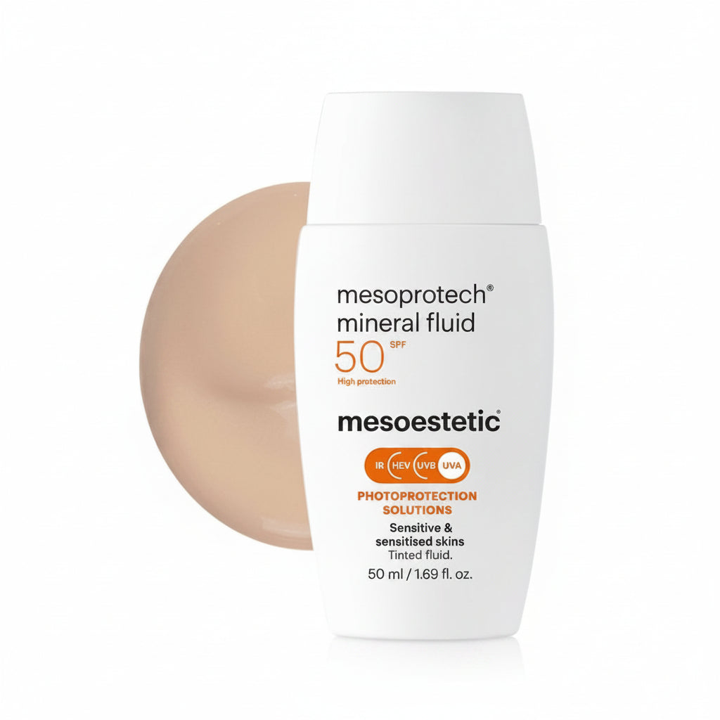 Mesoestetic Mesoprotech Mineral Fluid SPF50+ 50ml - Protectie Solara Minerala