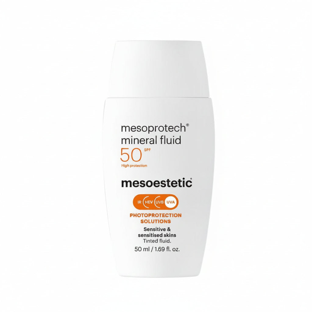 Mesoestetic Mesoprotech Mineral Fluid SPF50+ 50ml - Protectie Solara Minerala