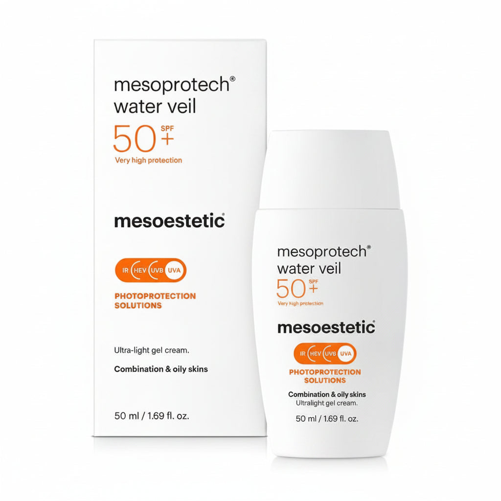 Mesoestetic Water Veil SPF50+ 50ml - Crema cu Protectie Solara Pentru Ten Mixt si Gras