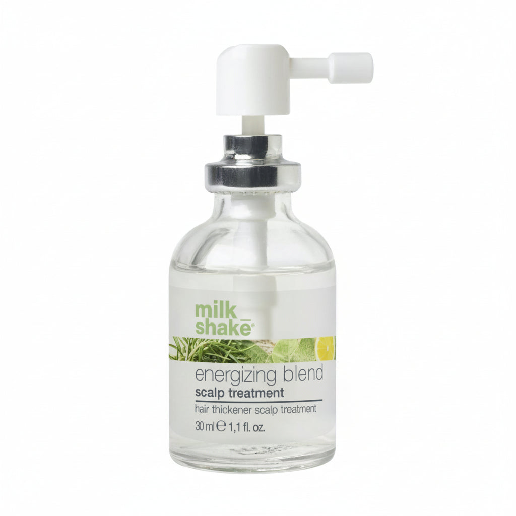 MilkShake Energizing Blend Scalp Treatment este un tratament fortifiant pentru scalp, recomandat pentru parul subtire si fragil.