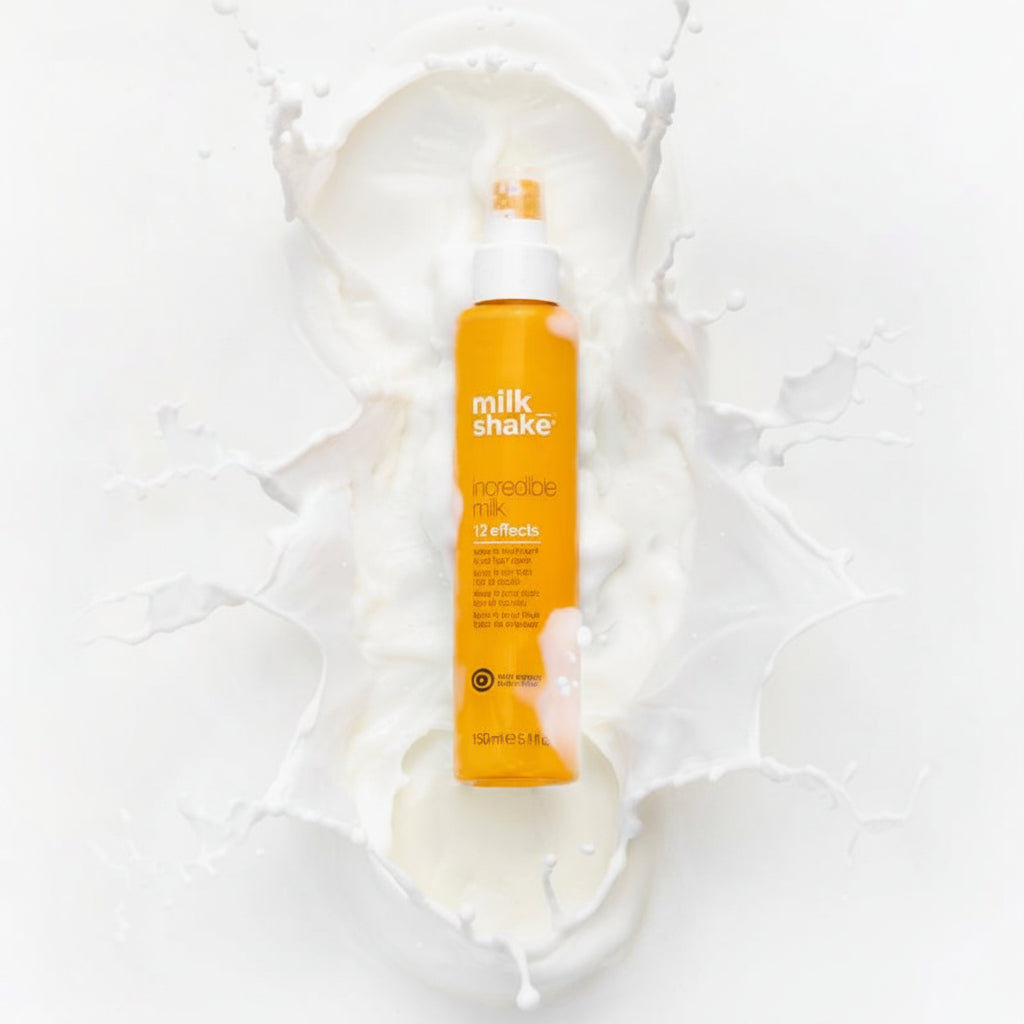 MilkShake Incredible Milk - Tratament Pentru Par cu 12 Beneficii 150ml.
Este o masca-spray leave-in potrivita tuturor tipurilor de par, avand 12 proprietati asupra parului.