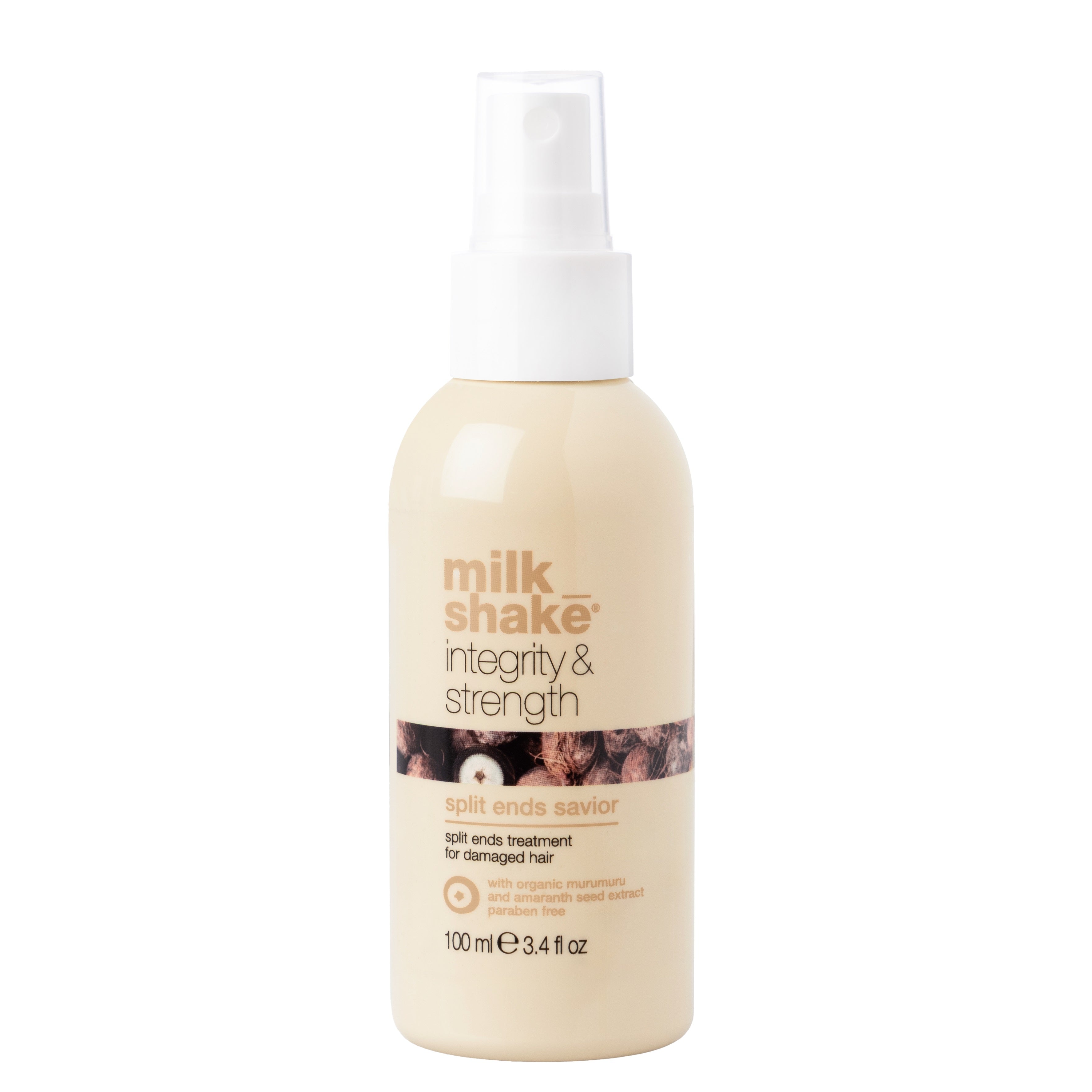 MilkShake Integrity &amp; Strength Split Ends Savior este un tratament leave-in pentru varfuri despicate, conceput pentru repararea si protectia parului deteriorat.
