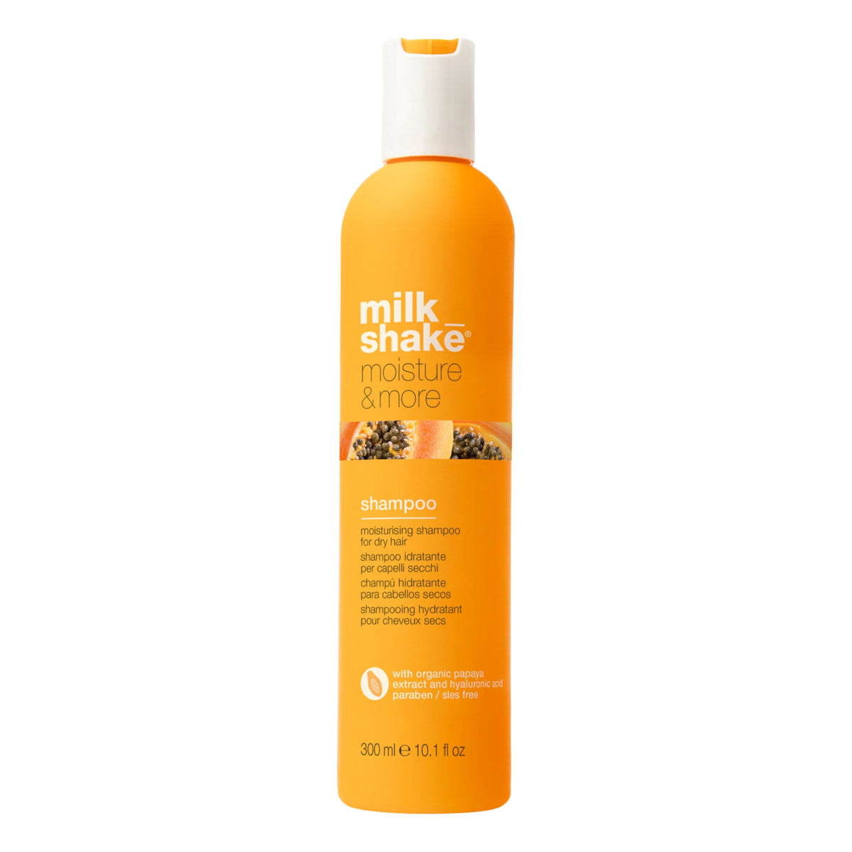 MilkShake Moisture and More - are actiune anti-imbatranire si recomandat pentru parul uscat sau degradat.