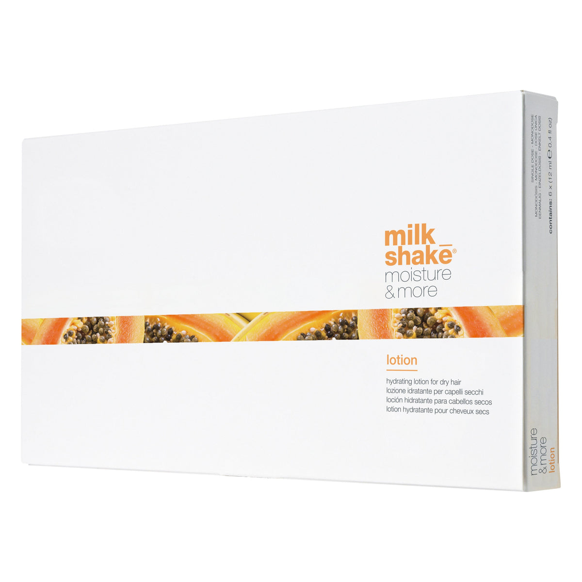 MilkShake Moisture &amp; More Hydrating Lotion este un tratament intens sub forma de fiole, creat pentru parul uscat si deshidratat.