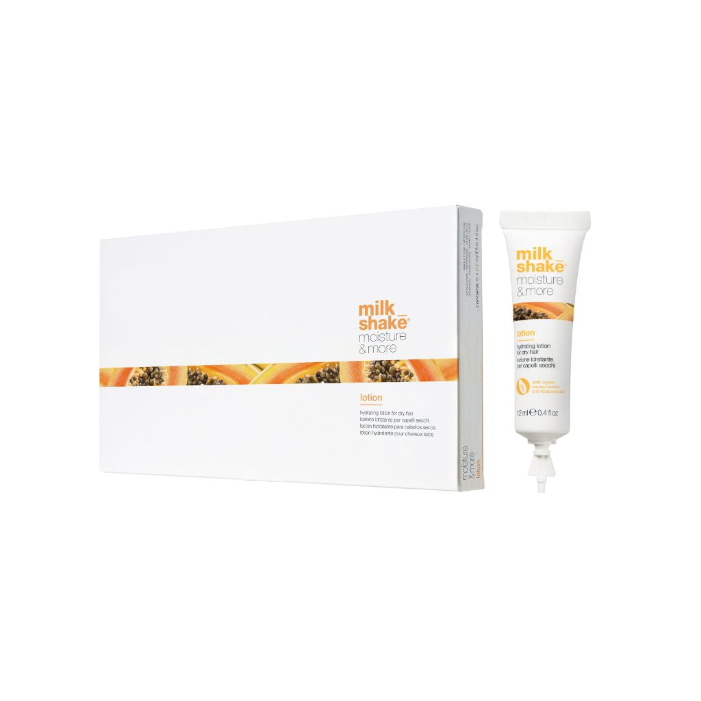 MilkShake Moisture &amp; More Hydrating Lotion este un tratament intens sub forma de fiole, creat pentru parul uscat si deshidratat.