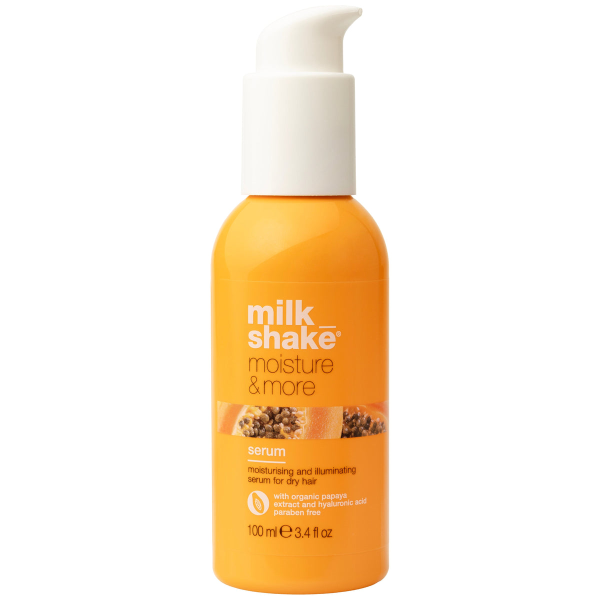 MilkShake Moisture and More Serum - Ser hidratant care ajuta la hidratarea profunda a parului si sigileaza cuticula, oferind stralucire instantanee.