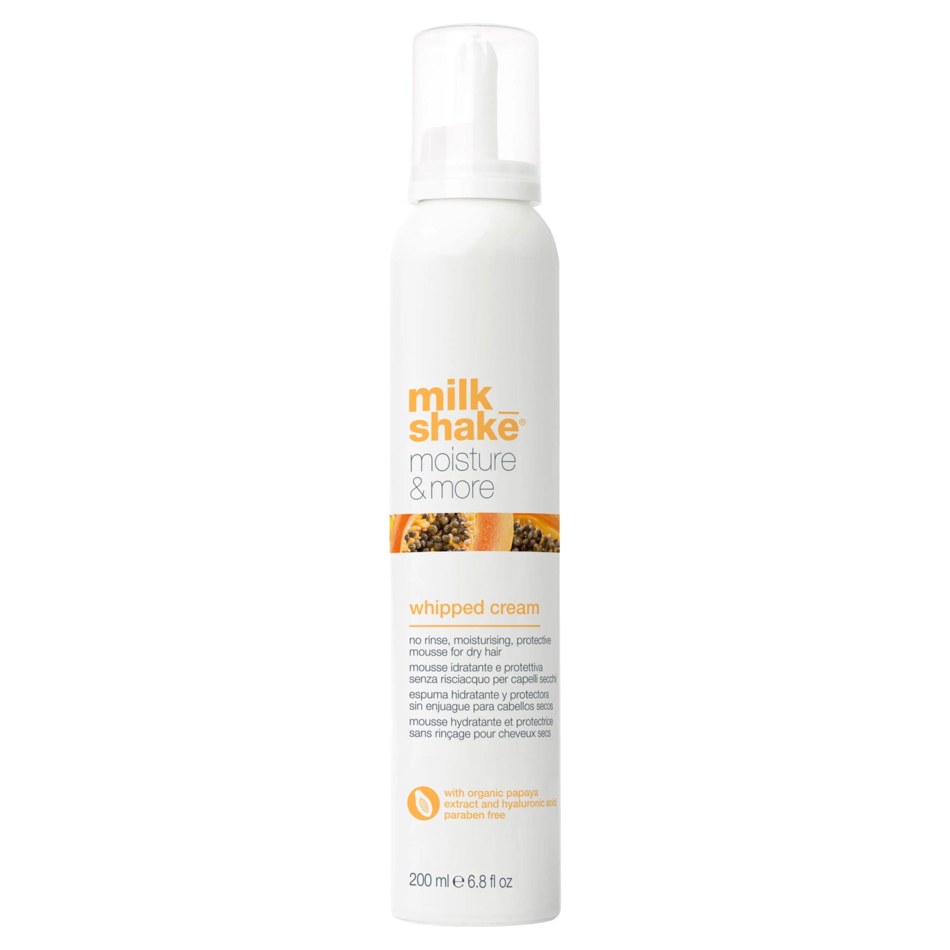 MilkShake Moisture and More Whipped Cream 200ml - Spuma Leave-In Cu Acid Hialuronic - Beauty Lounge