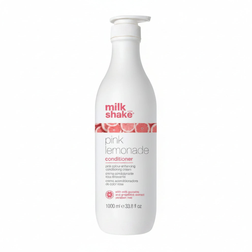 MilkShake Pink Lemonade Conditioner 1000ml - Balsam cu Pigment Roz Pentru Par Blond
