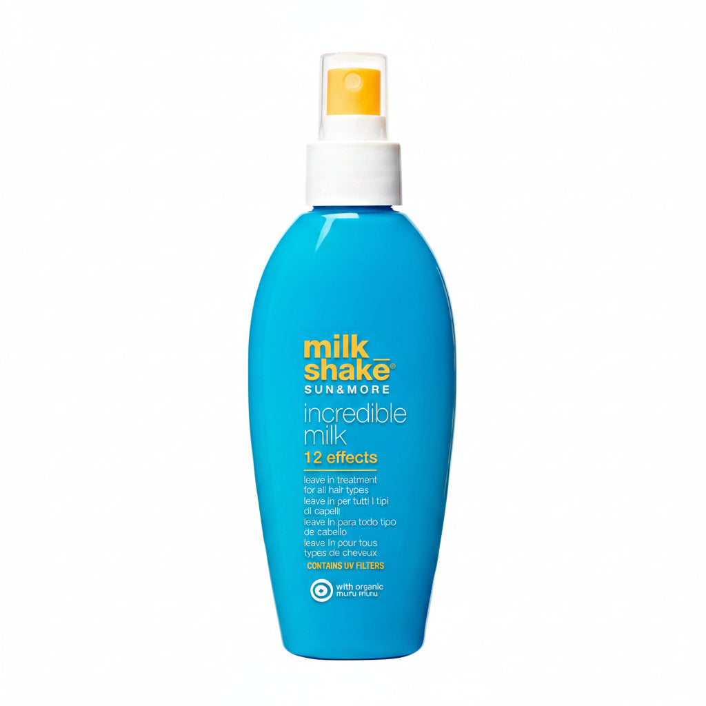 MilkShake Sun &amp; More Incredible Milk este un spray leave-in multifunctional, creat special pentru protectia si ingrijirea parului pe perioada verii.