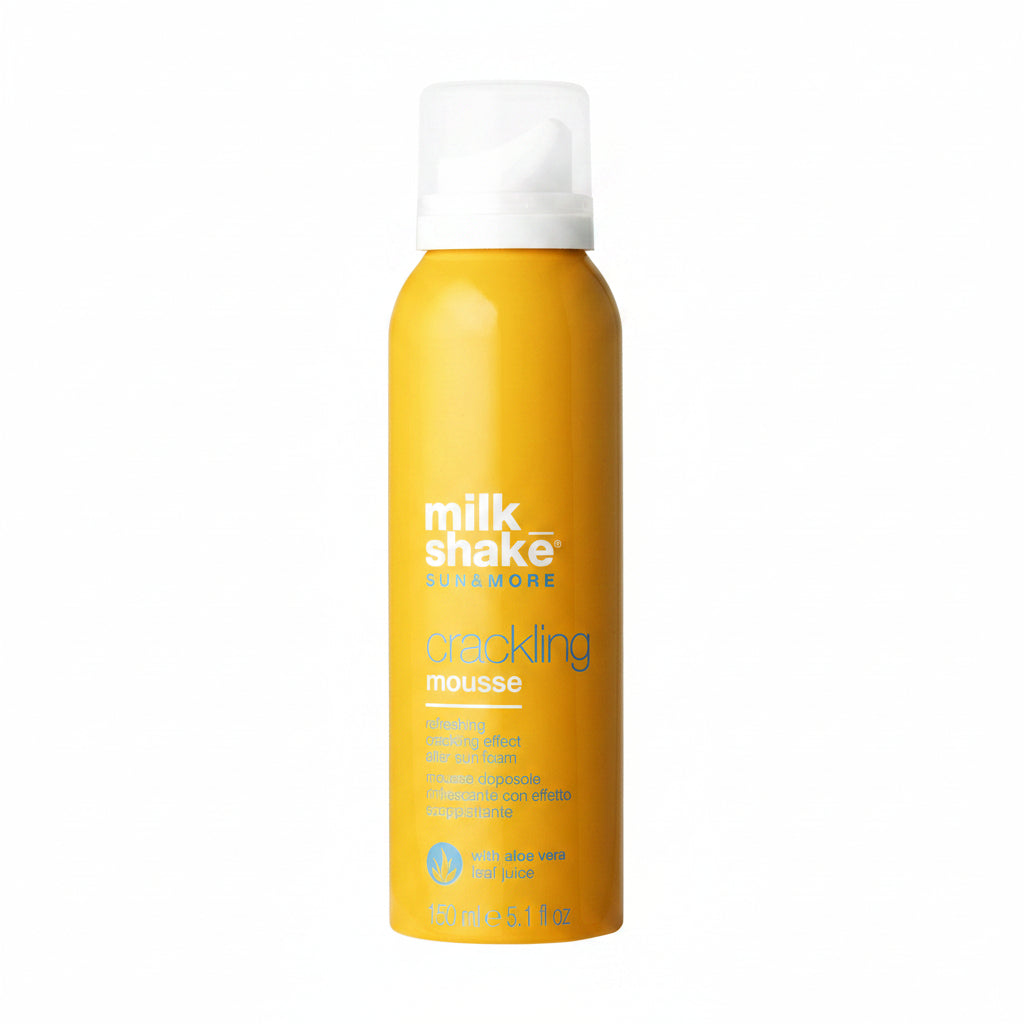 MilkShake Sun &amp; More Crackling Mousse After Sun este o spuma de corp racoritoare si hidratanta, special creata pentru ingrijirea pielii dupa expunerea la soare.