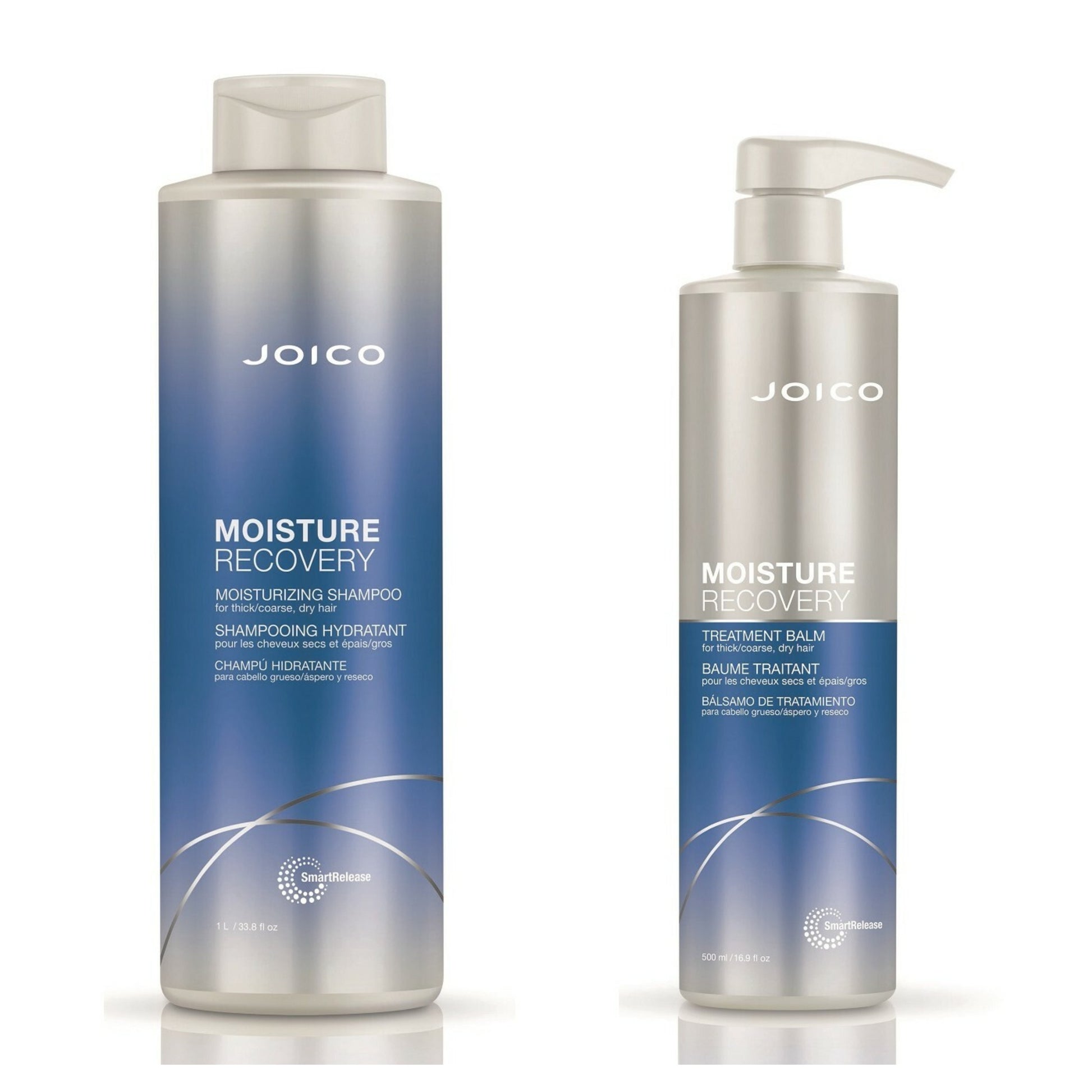 Set Joico Moisture Recovery - Sampon 1000ml si Tratament Masca 500ml - Beauty Lounge