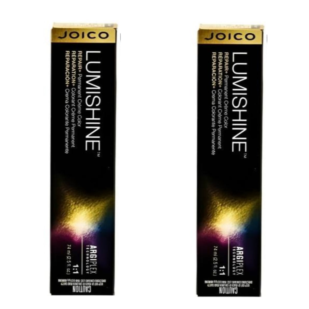 Set Joico - 2x Lumishine 1N Vopsea de Par Permanenta 74ml