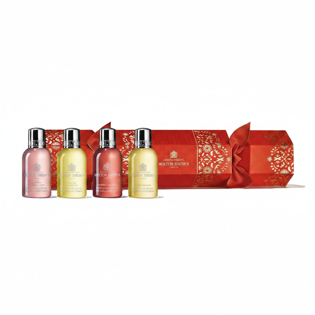 Molton Brown Floral & Fruity Christmas Cracker 4x50ml - Set Gel de Dus Cadou - Beauty Lounge