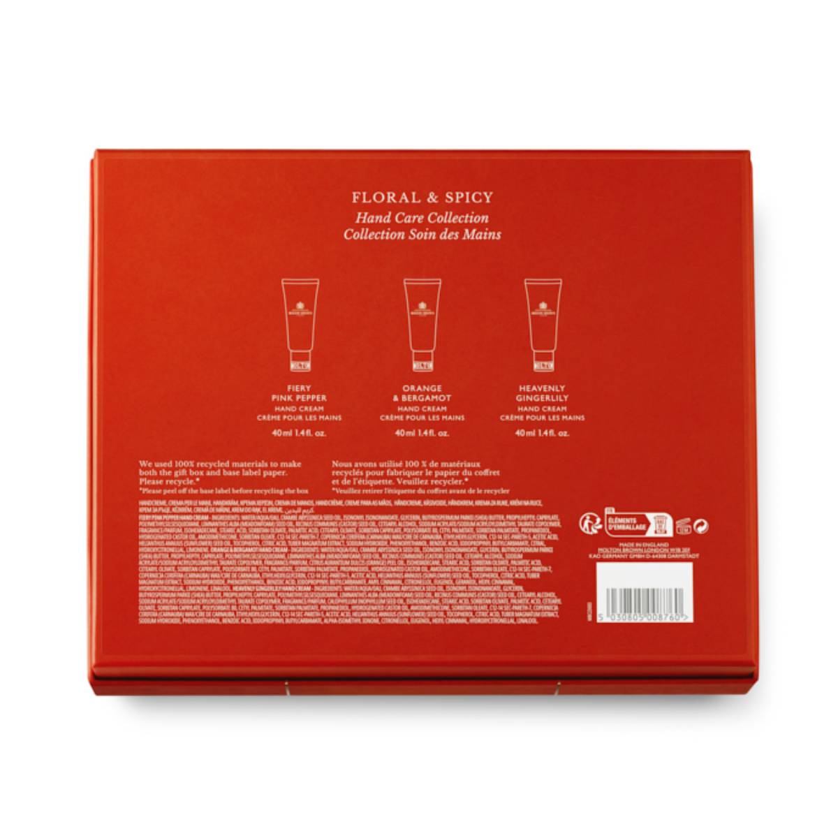 Molton Brown Floral & Spicy Hand Care Gift Set 3x40ml - Set Creme Pentru Maini - Beauty Lounge